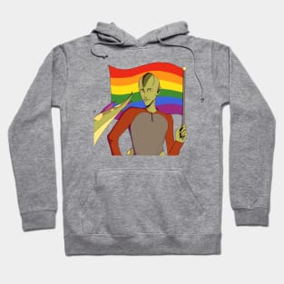 Alien Nathan Campos LGBT Pride Flag Hoodie